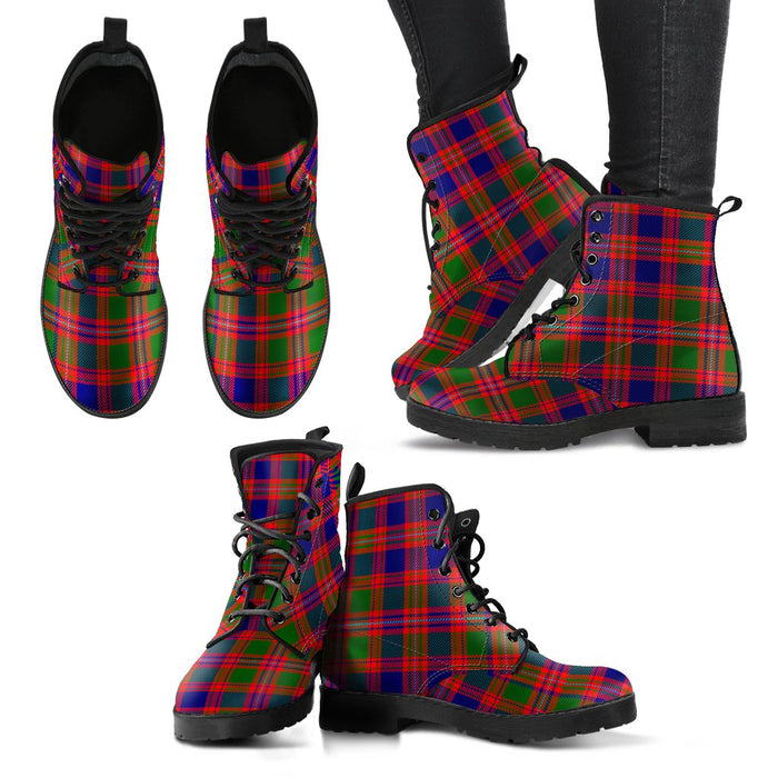 MacIntyre Modern Tartan Leather Boots