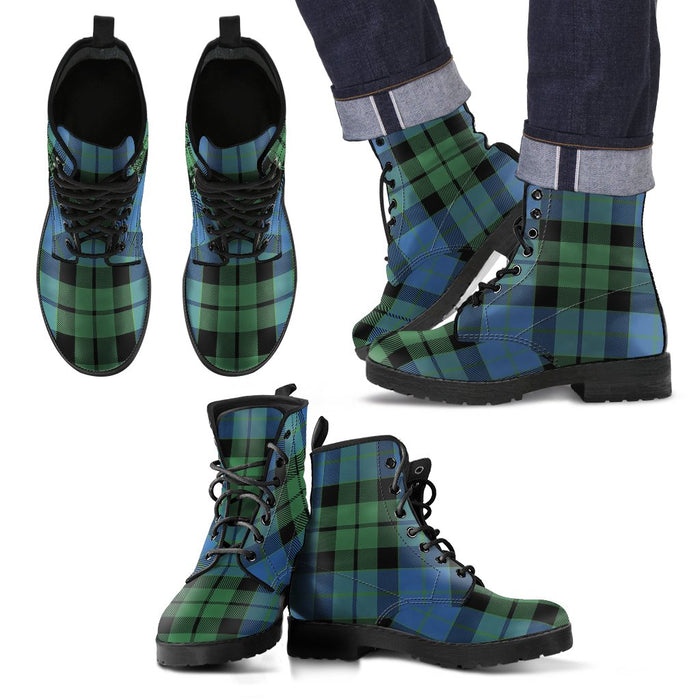 MacKay Ancient Tartan Leather Boots Footwear Shoes