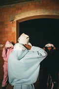 MaskOut Baby Blue Hoodie