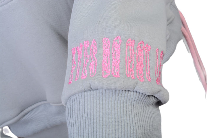 MaskOut Gray Hoodie