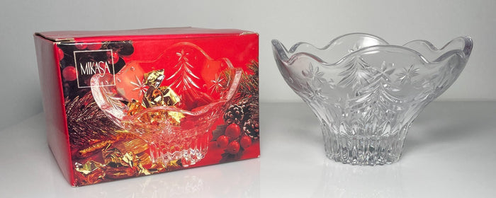 Mikasa Christmas Night Footed Bowl 6"0