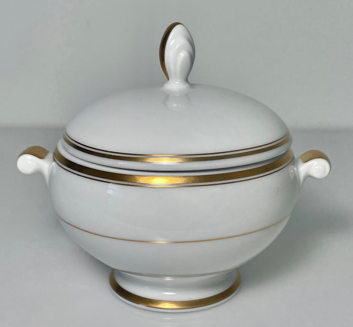 Mikasa Classic Gold Sugar Bowl and Lid 4 1/2"0