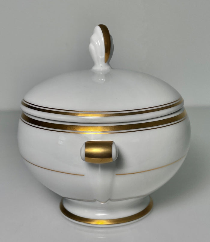 Mikasa Classic Gold Sugar Bowl and Lid 4 1/2"1
