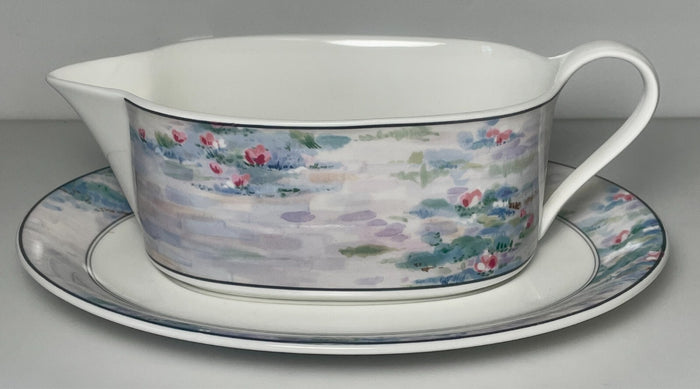 Mikasa Monet Gravy Boat and Underplate0