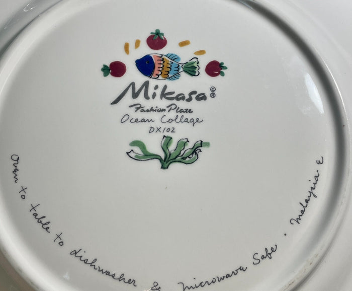 Mikasa Ocean Collage Dinner Plate 10 7/8"1