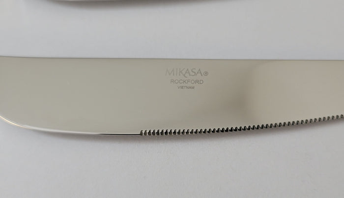 Mikasa Rockford Glossy Knife 9 1/2" Set Of 2 Stainless Vietnam Flatware2
