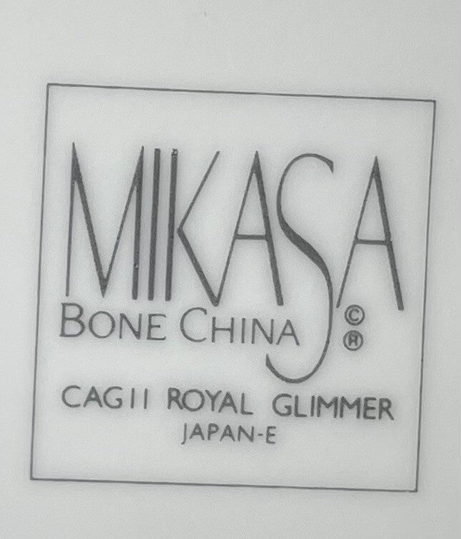 Mikasa Royal Glimmer Cup and Saucer Set1