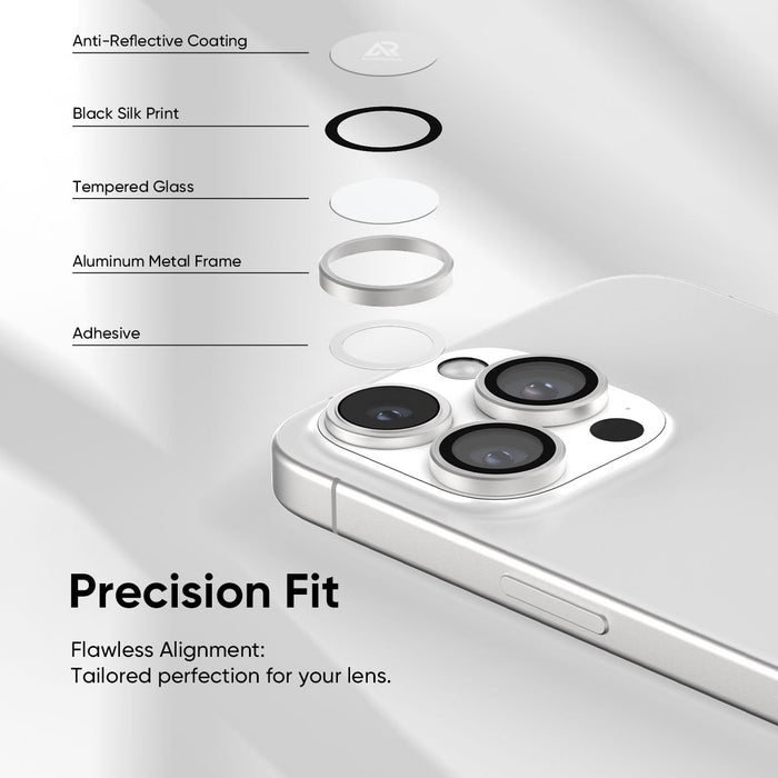NanoArmour Camera Protector Anti Reflective – iPhone 16 Pro / Pro Max (4 Pro Colors)