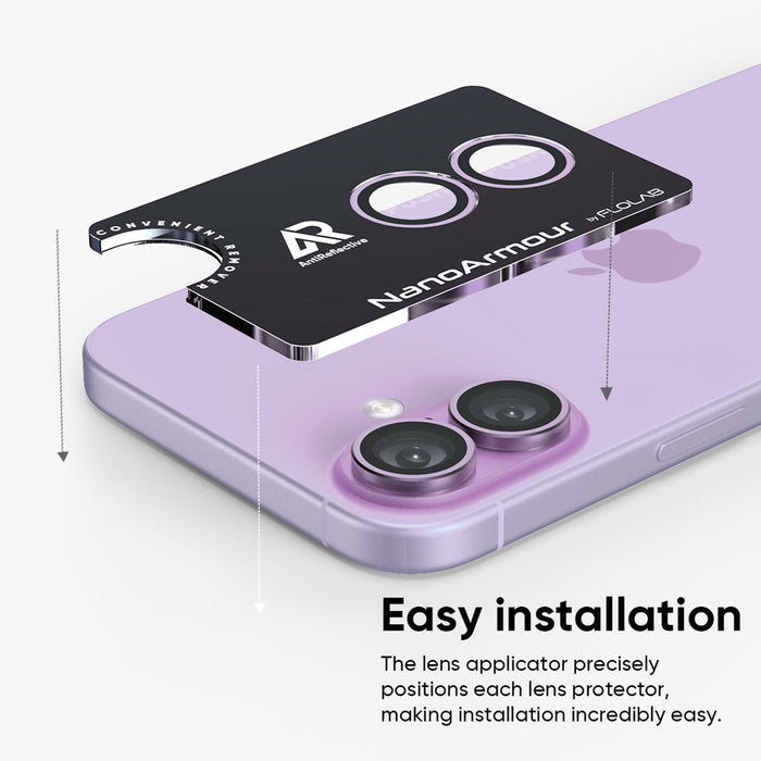 NanoArmour Camera Protector – iPhone 17 Anti Reflective