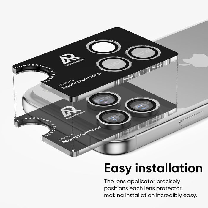 NanoArmour Camera Protector – iPhone 17 Pro / Pro Max Anti Reflective