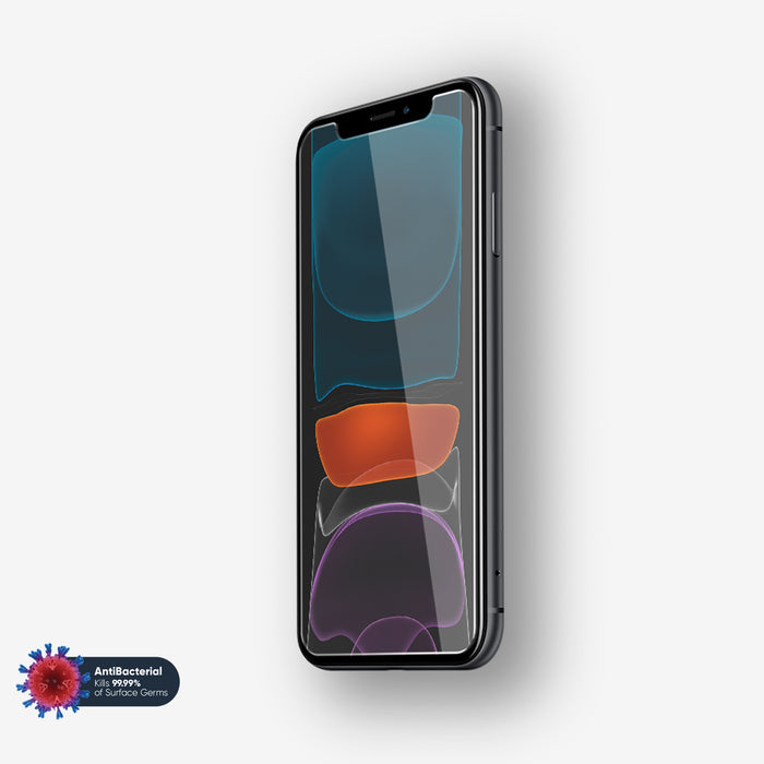 NanoArmour for iPhone 11 Tempered Glass Screen Protector Case Friendly