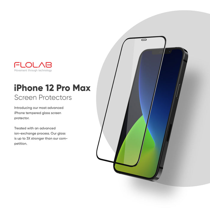 NanoArmour for iPhone 12 Pro Max Screen Protector Edge-to-Edge