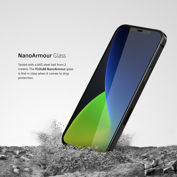 NanoArmour for iPhone 12 Pro Max Screen Protector Edge-to-Edge