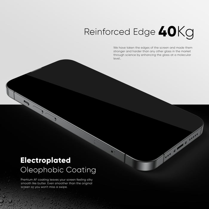 NanoArmour for iPhone 13 Privacy Screen Protector Edge-to-Edge