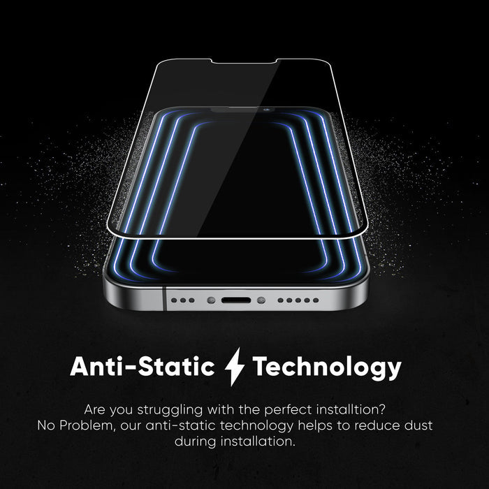 NanoArmour for iPhone 13 Pro Max Screen Protector Anti-Dust Edge-to-Edge
