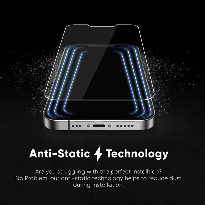 NanoArmour for iPhone 13 Pro Screen Protector Anti-Dust