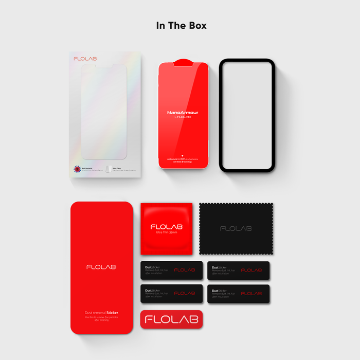 NanoArmour for iPhone 13 Pro Screen Protector Anti-Dust