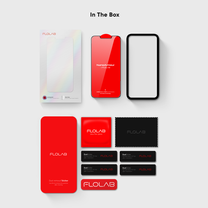 NanoArmour for iPhone 13 Pro Screen Protector Edge-to-Edge