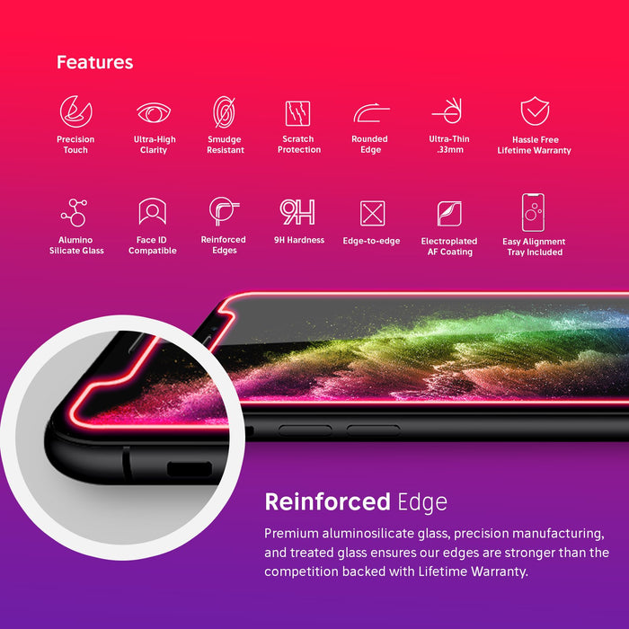 FLOLAB iPhone Pro Max Tempered glass screen protector ion exhange
