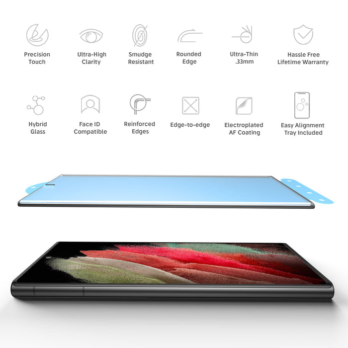 NanoArmour for Samsung Galaxy S21 Ultra Hybrid Screen Protector