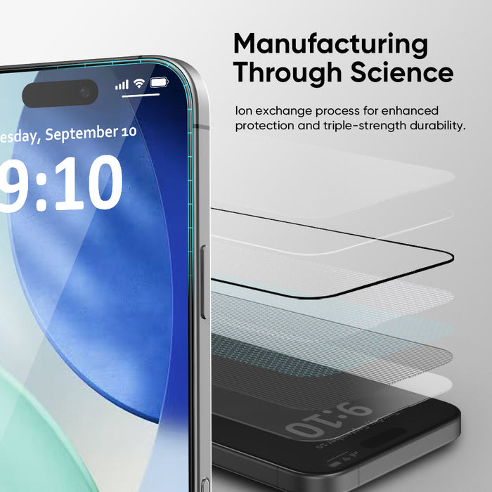 NanoArmour ONETIME MAX Blue Light ClearVue Case-Friendly – iPhone 17 Series