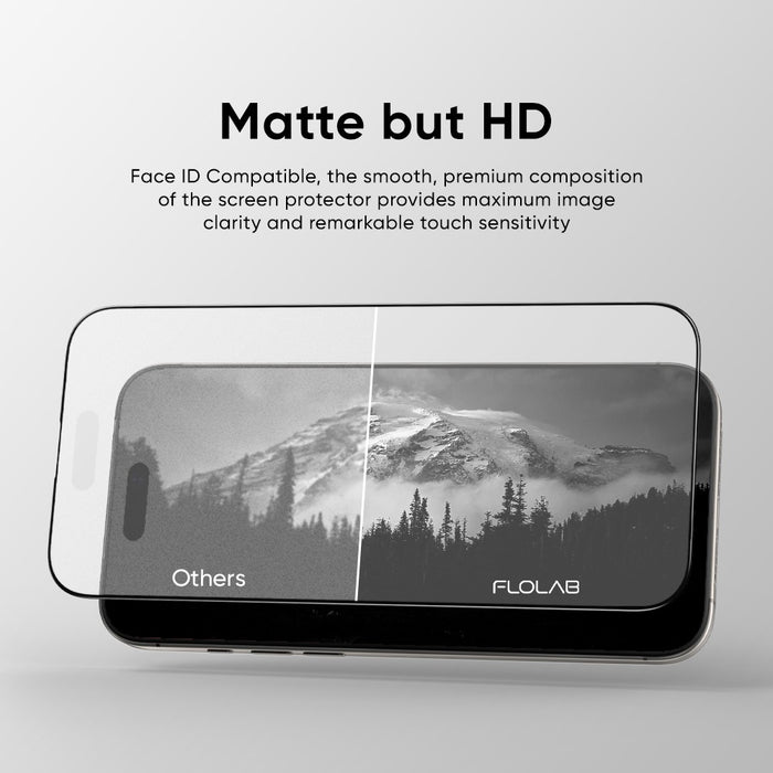 NanoArmour ONETIME MAX Matte Anti-Glare 3D Infinity Edge – iPhone 16 Series