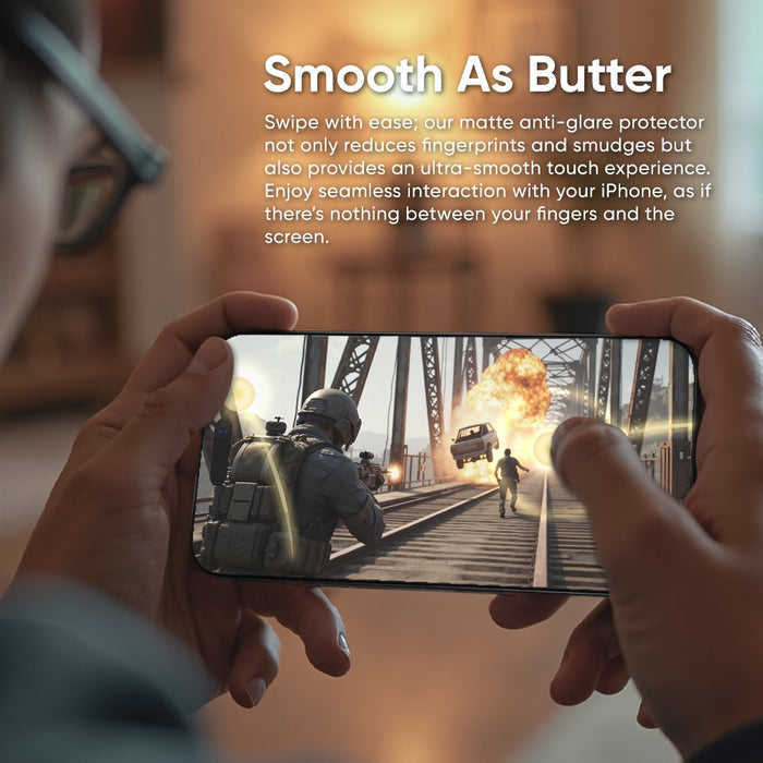 NanoArmour ONETIME MAX Matte Anti-Glare 3D Infinity Edge – iPhone 16 Series
