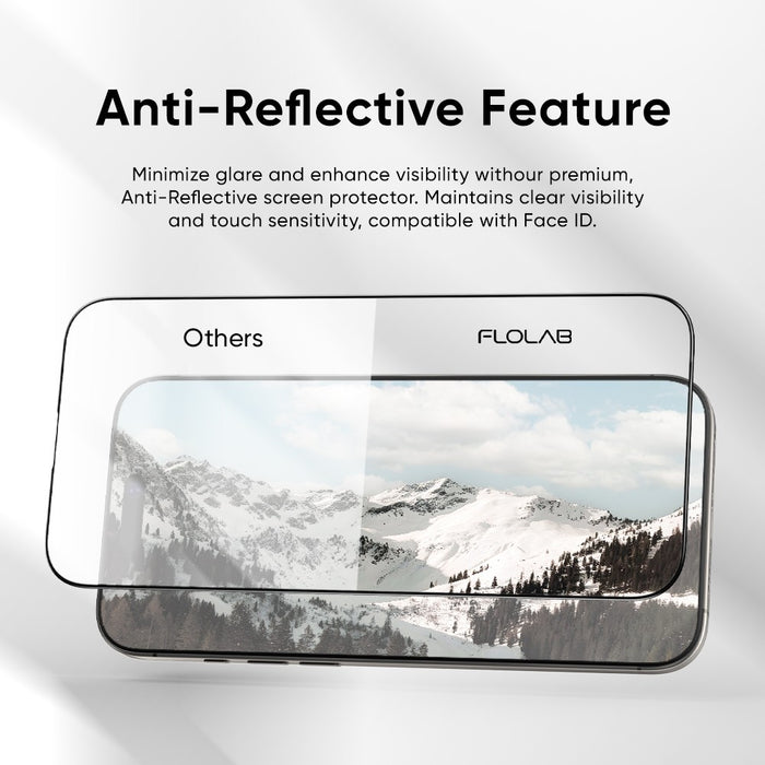NanoArmour ONETIME PRO Anti Reflective PolarSpectra Infinity Edge – iPhone 16 Series (.7mm Bezels)