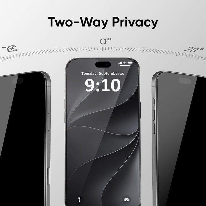 NanoArmour ONETIME PRO Privacy Anti Reflective 3D Infinity Edge – for iPhone 18 Series