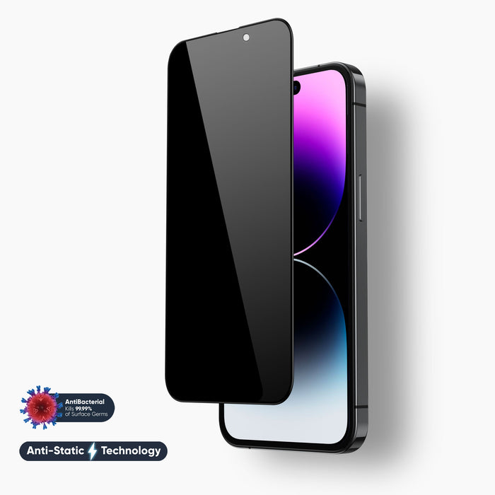 NanoArmour Privacy Screen for iPhone 14 Pro Max Anti-Dust Edge-to-Edge