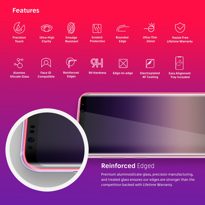 NanoArmour Screen Protector For Galaxy S8 Plus