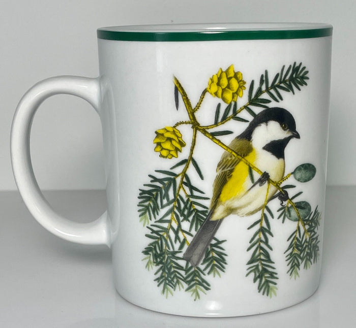 National Wildlife Federation WFE3 Mug Black Capped Chickadee 4 1/8"0