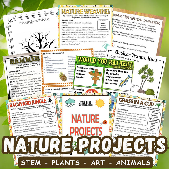 Nature Activities Pack for Kids