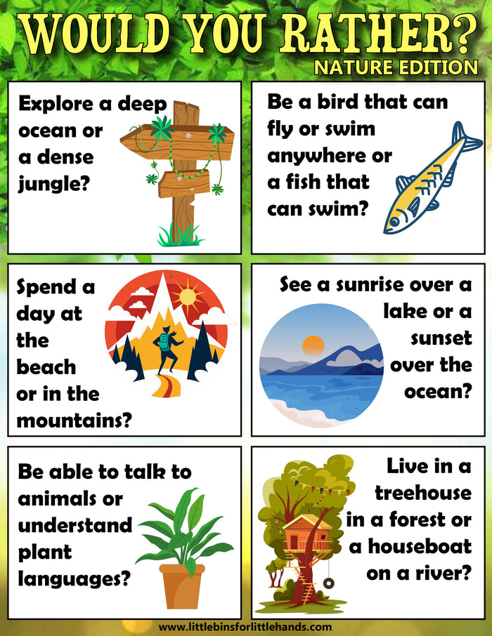 Nature Activities Pack for Kids