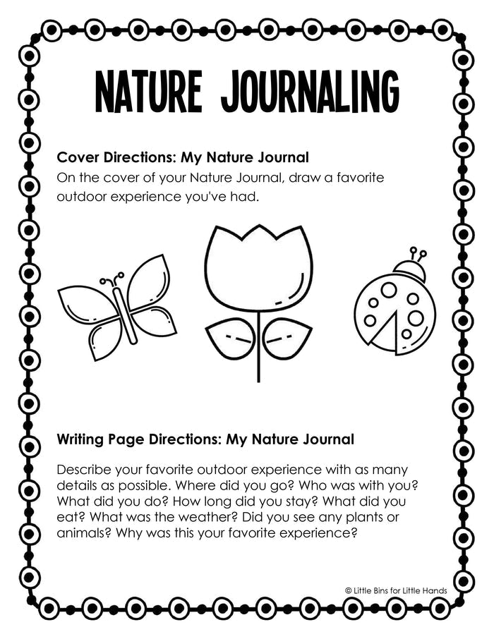 Nature Activities Pack for Kids