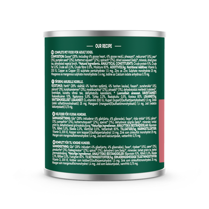 Nature’s Menu Country Hunter – Pheasant & Goose with Superfoods (600g)