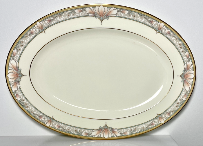Noritake Barrymore Oval Platter 14 3/8"0