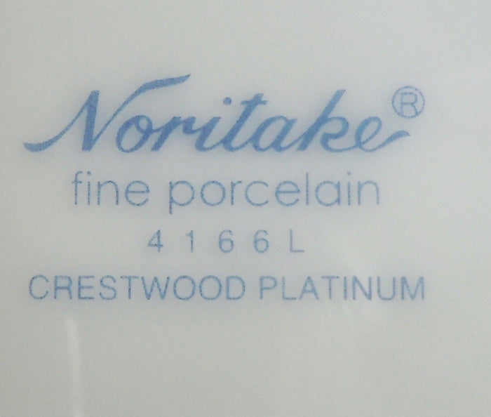 Noritake Crestwood Platinum Salad Plate 8 3/8"2