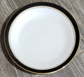 Noritake Ivory and Ebony Bread Butter Plate 6 1/2"0
