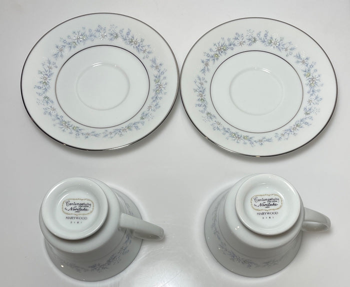 Noritake Marywood Cup and Saucer Set of 21