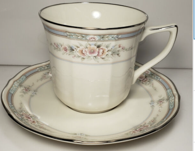 Noritake Rothschild Cup and Saucer Set1