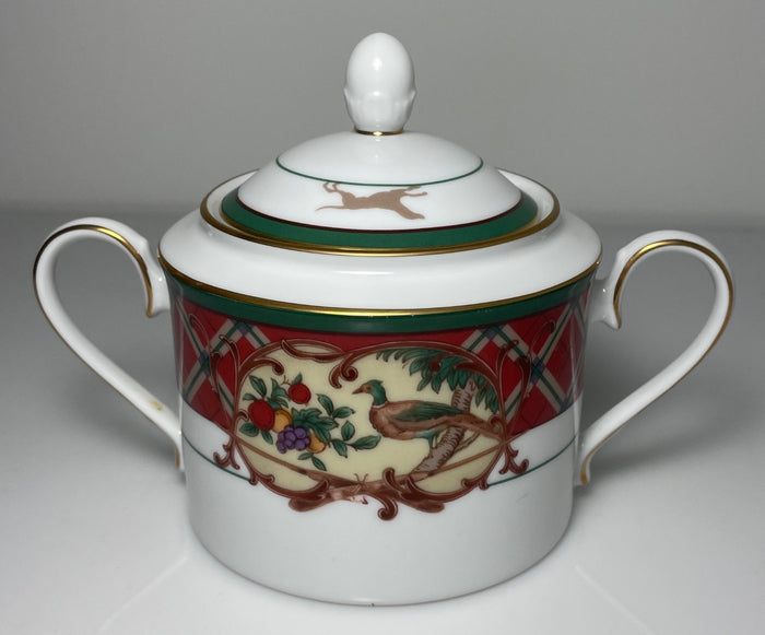 Noritake Royal Hunt Sugar Bowl and Lid 4 1/2"0