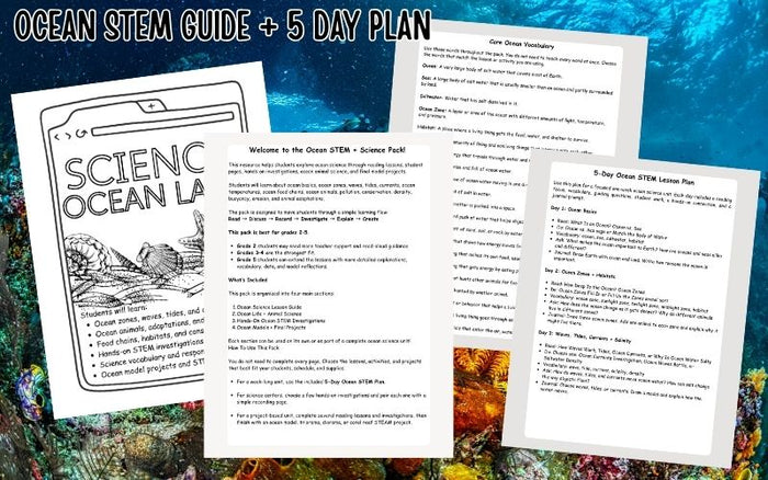 Ocean STEM + Science Pack for Grades 2–5