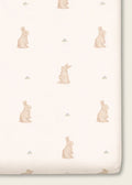 Oilo Organic Cotton Crib Sheet-Bunny