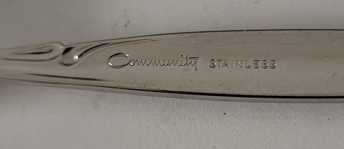 Oneida Community Driftwood Soup Place Spoon 6 3/4" Stainless Flatware2