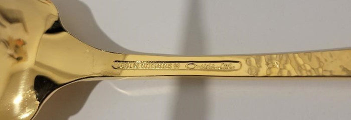Oneida First Colony Golden 1776 Pie Cake Server Gold Electroplate3