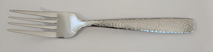 Oneida Illuma Fork 8" China Stainless 18 8 Hammered Flatware0