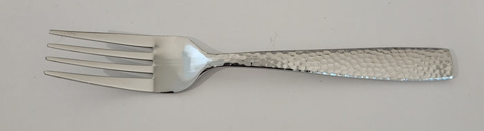 Oneida Illuma Salad Fork 7 1/8" China Stainless 18 8 Hammered Flatware0