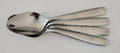 Oneida Illuma  Teapoons 6 1/4" China Stainless 18 8 Hammered Flatware Pack of 40