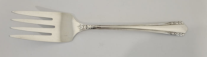 Oneida Malibo Cold Meat Fork Silverplate Flatware0